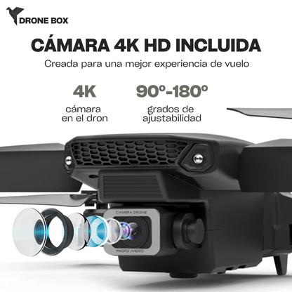 Dron Box con cámara y vuelo inteligente