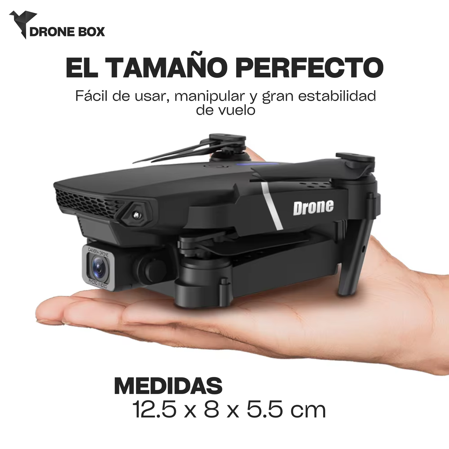 Dron Box con cámara y vuelo inteligente